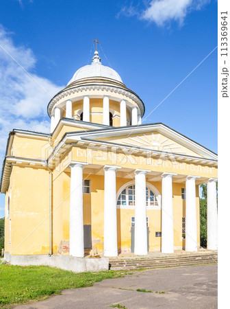 Cathedral of the Assumption of the Blessed Virgin Mary in Lyubytino, Novgorod region, Russia 113369641