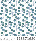 Seamless flowewrs and leaves pattern. Vector illustration 113371680