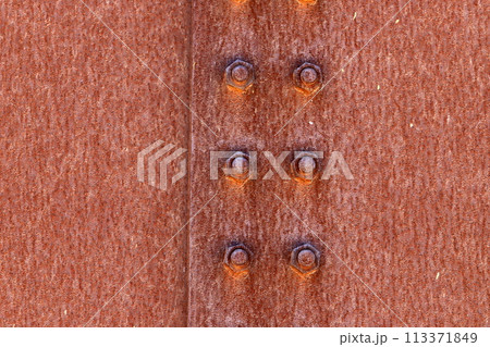 Texture of old and rusty iron. Texture of old and rusty iron. 113371849