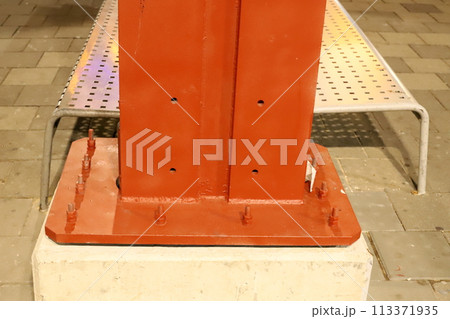 Texture of old and rusty iron. Texture of old and rusty iron. 113371935