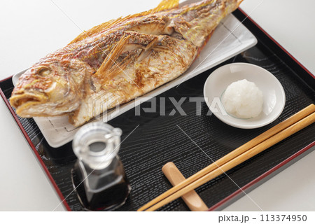 一匹丸ごとイトヨリダイ塩焼き 113374950
