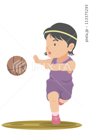 ランニングパスキャッチ バスケットボール ランニングパスキャッチ バスケットボール 113375293