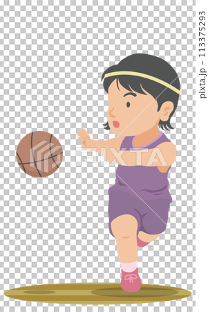 ランニングパスキャッチ バスケットボール ランニングパスキャッチ バスケットボール 113375293