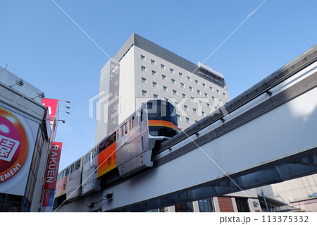 多摩モノレールとホテルメッツ立川 多摩モノレールとホテルメッツ立川 113375332