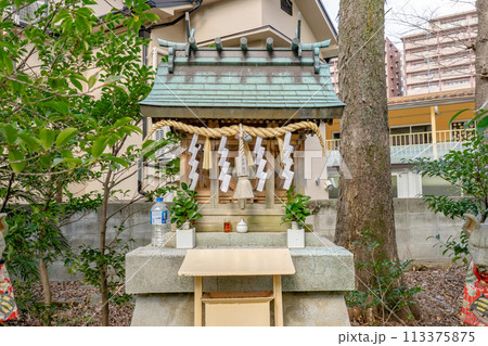 大阪府池田市室町の呉服神社(くれはじんじゃ) 末社 稲荷社 大阪府池田市室町の呉服神社(くれはじんじゃ) 末社 稲荷社 113375875