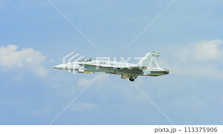 アメリカ海軍F/A-18Cホーネット離陸 113375906