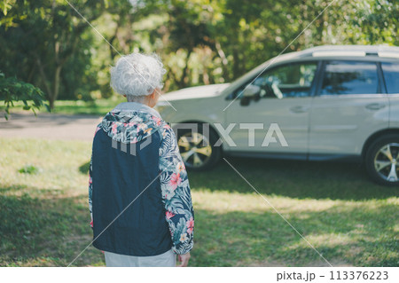 高齢者運転とレジャー 高齢者運転とレジャー 113376223
