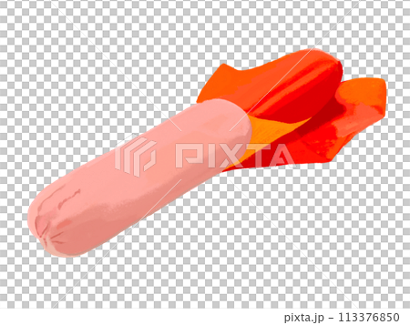 魚肉ソーセージ（1本）むき身 113376850