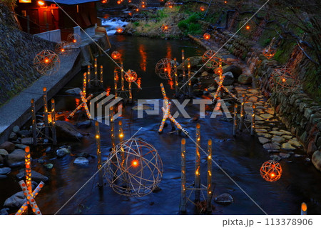 湯あかり(黒川温泉・熊本県南小国町) 湯あかり(黒川温泉・熊本県南小国町) 113378906