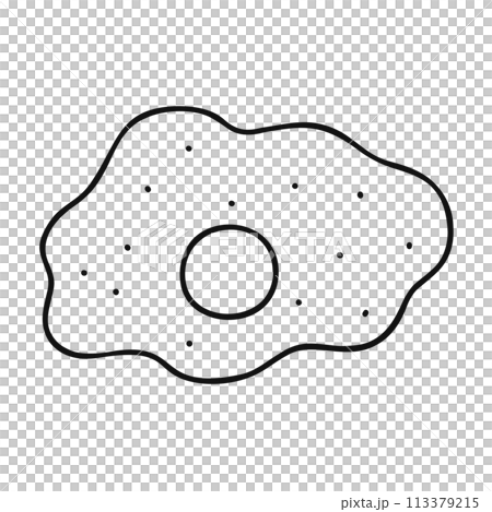 Macrophage line drawing Macrophage line drawing 113379215