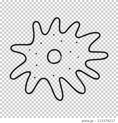 樹状細胞・線画 113379217