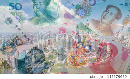 中国の都市と発展のイメージのコラージュ 中国の都市と発展のイメージのコラージュ 113379689
