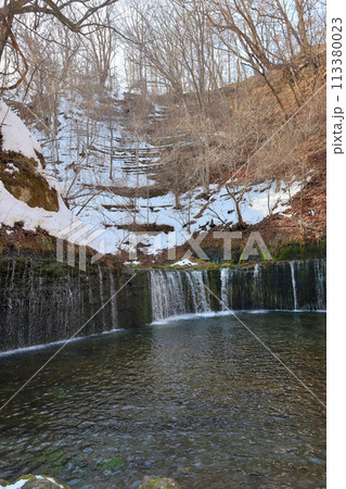 白糸の滝　長野県軽井沢　北軽井沢　 113380023