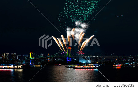 お台場レインボー花火　Dec.2023 113380835