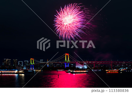 お台場レインボー花火　Dec.2023 113380836