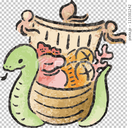 New Year's card 2025 New Year's card 2025 Treasure ship Year of the Snake Snake Year of the Snake Sumi-e Watercolor Japanese painting Cute illustration material New Year's card 2025 New Year's card 2025 Treasure ship Year of the Snake Snake Year of the Snake Sumi-e Watercolor Japanese painting Cute illustration material 113381242