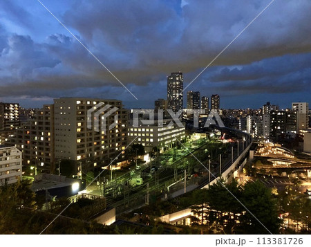 東京の夜景 東京の夜景 113381726