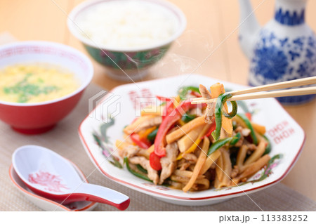 中華料理 青椒肉絲 中華料理 青椒肉絲 113383252