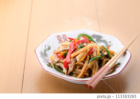 中華料理 青椒肉絲 中華料理 青椒肉絲 113383265