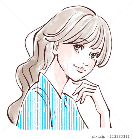 女性・女の子のイラスト素材 113383311