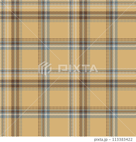 Beige, yellow, blue, brown pixel background checkered. Beige, yellow, blue, brown pixel background checkered. 113383422