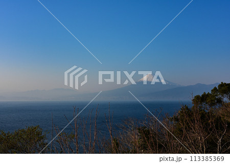 出逢い岬からの富士山 113385369
