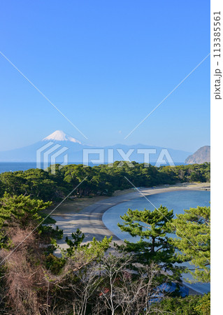 富士山と御浜岬 113385561