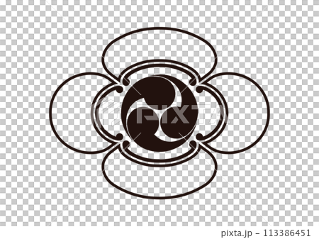 Three-way battle in the shade of the quince 113386451