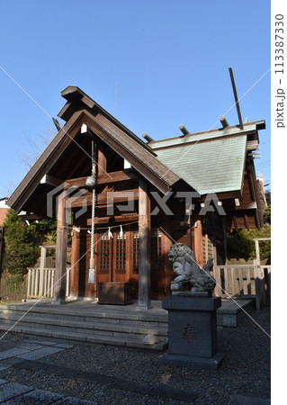 神明社、横浜市神奈川区三枚町、拝殿 神明社、横浜市神奈川区三枚町、拝殿 113387330