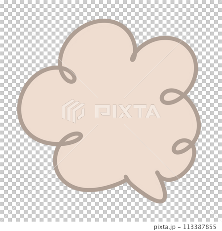 Cloud Speech Bubble Arrow Text Bubble Arrow Manga Bubble Text Manga Speech Bubble Text Comic Bubble Text Manga Comic Speech Message Box Bubble Speak Bubble Concept Bubble Brown Speech Bubbles 113387855