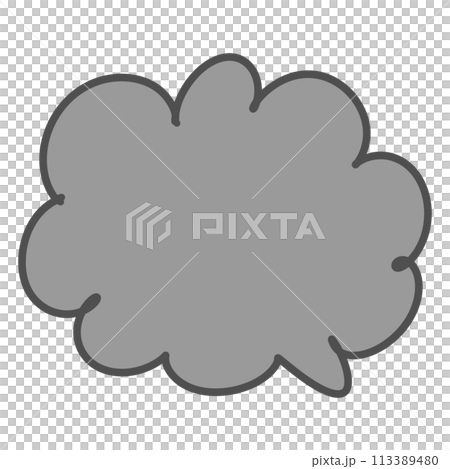 Cloud Speech Bubble Arrow Text Bubble Arrow Manga Bubble Text Manga Speech Bubble Text Comic Bubble Text Manga Comic Speech Message Box Bubble Speak Bubble Concept Bubble Grey Speech Bubbles 113389480