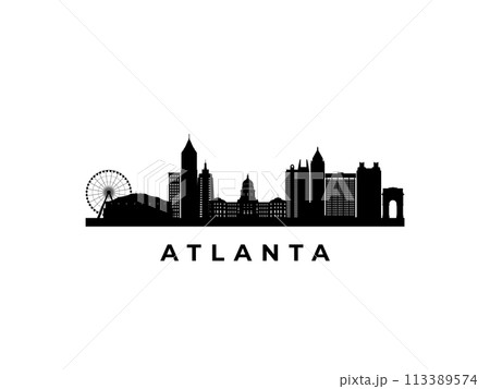 Vector Atlanta skyline. Vector Atlanta skyline. 113389574