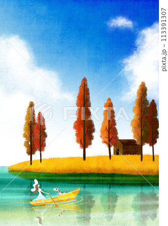 Scenery Illustration 113391307