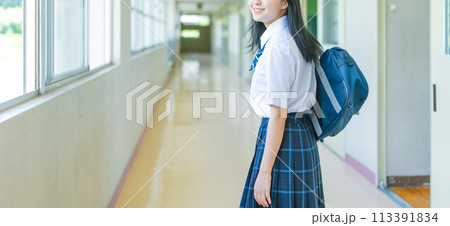 スクールライフ（学校生活）のイメージ素材 113391834