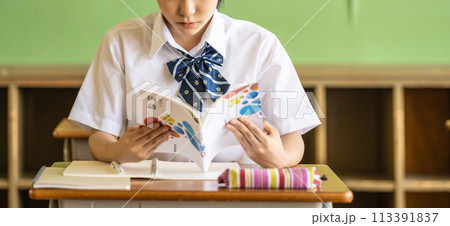 スクールライフ（学校生活）のイメージ素材 113391837