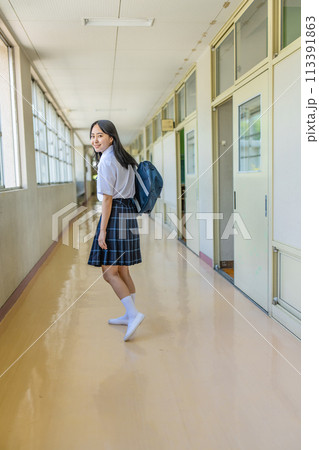 スクールライフ（学校生活）のイメージ素材 113391863
