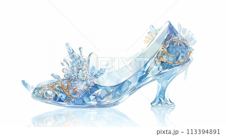 シンデレラのガラスの靴　AI画像 113394891