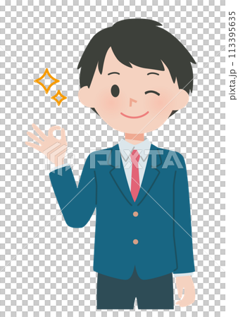 適合穿制服/制服的男孩 適合穿制服/制服的男孩 113395635