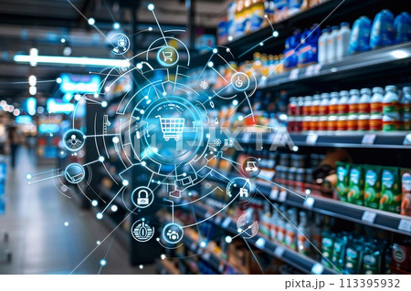 Multichannel marketing for online retail business and digital app. 113395932