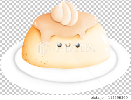 Smiling Face Pudding 113396369
