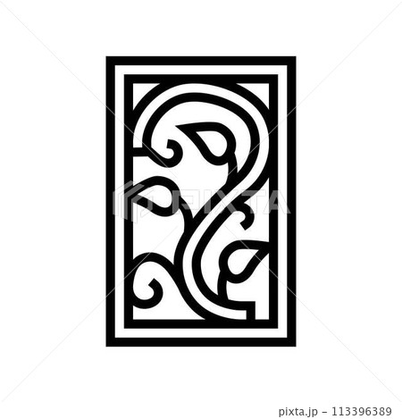 metal craft blacksmith line icon vector illustration metal craft blacksmith line icon vector illustration 113396389