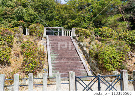 京都市右京区　第五十五代文徳天皇　田邑陵 113396566