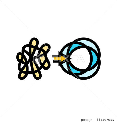 essentialism lifestyle color icon vector...のイラスト素材 [113397033] - PIXTA