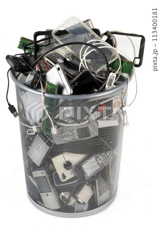 Old Cell Phones and Electronic Waste 113400181