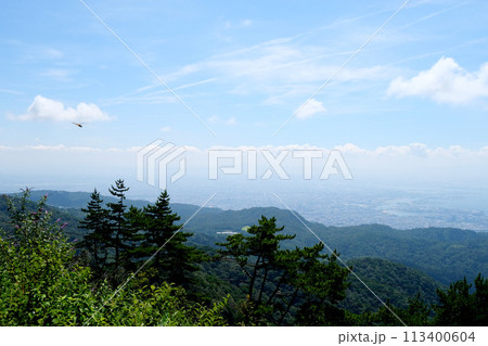 兵庫県神戸市灘区_六甲ガーデンテラス見晴らしのテラスから東側風景1_2023年_7月 兵庫県神戸市灘区_六甲ガーデンテラス見晴らしのテラスから東側風景1_2023年_7月 113400604