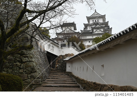 【兵庫県姫路市】 姫路城 将軍坂 【兵庫県姫路市】 姫路城 将軍坂 113401485