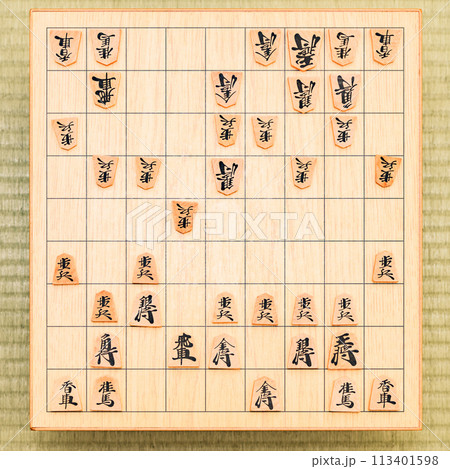 将棋 は 日本 の 伝統的 な ボードゲーム 【 将棋 を 指す イメージ 】 113401598