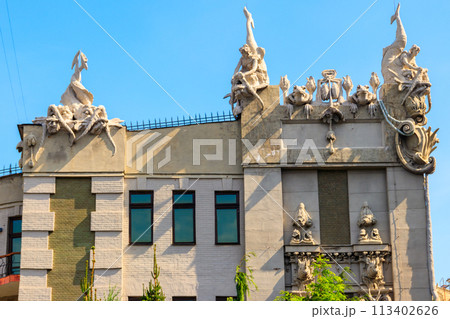 House with Chimaeras or Horodecki House in Kiev, Ukraine House with Chimaeras or Horodecki House in Kiev, Ukraine 113402626