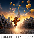Surreal and Whimsical Brussels: Floating Chocolate-Filled Balloons and Living Manneken Pis 113404223