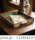 Captivating paper tray design with rustic reverie 113404226